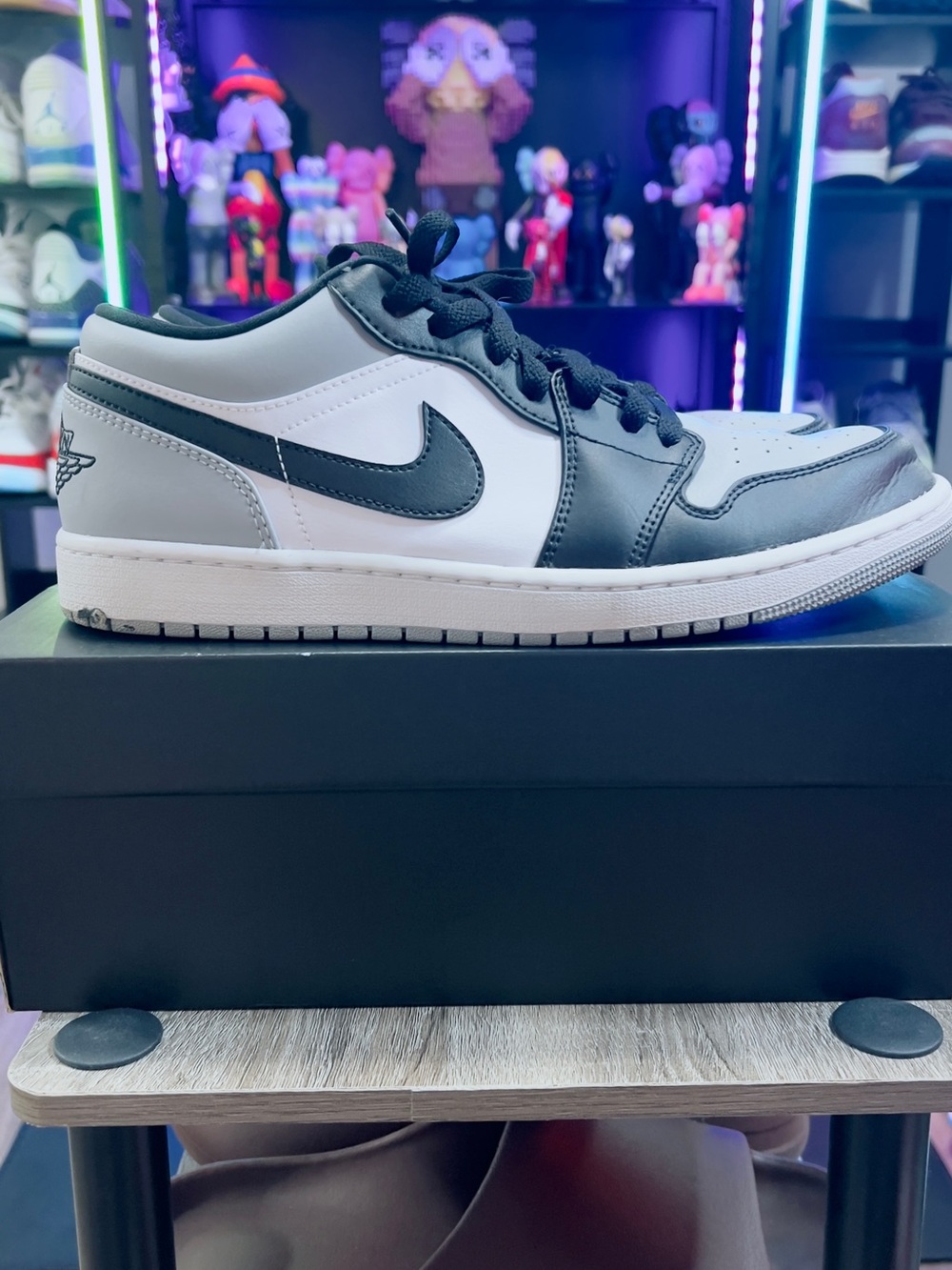 Nike Air Jordan 1 Low - Black White Grey Men’s Sneakers